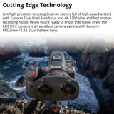 Canon EOS R5 C Mirrorless Digital Camera (Body Only) with Recording Monitor, SSDmini (1TB) Bundle