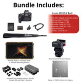 Canon EOS R5 C Mirrorless Digital Camera (Body Only) with Recording Monitor, SSDmini (1TB) Bundle