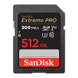 SanDisk Extreme Pro SDXC UHS-II Memory Card with 300MBPS Read and 260MBPS Write Speed (512GB)