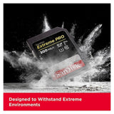 SanDisk Extreme Pro SDXC UHS-II Memory Card with 300MBPS Read and 260MBPS Write Speed (512GB)