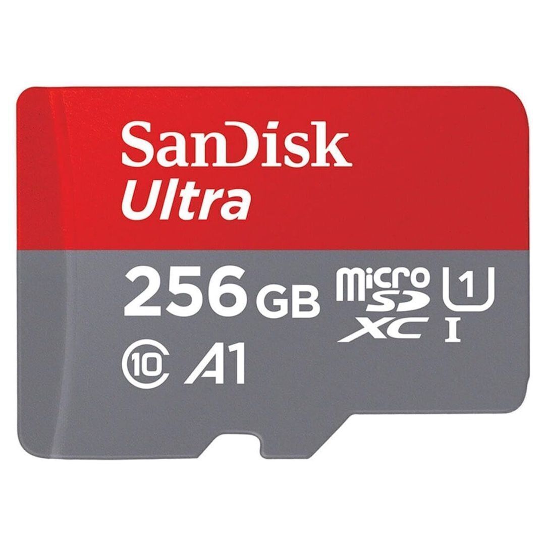 SanDisk Ultra MicroSDXC UHS-I A1 C10 U1 256GB Memory Card with SD Adapter and 150MBPS Transfer Speed