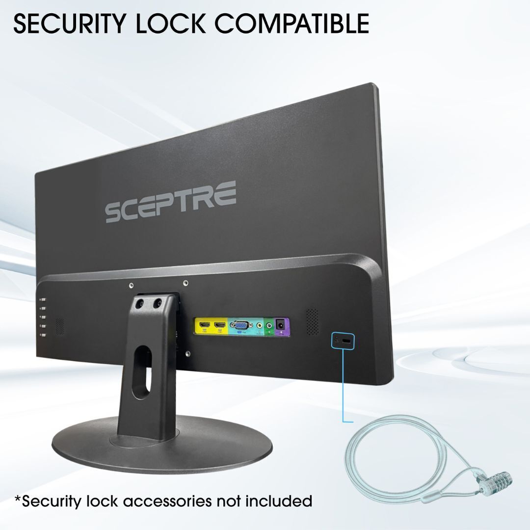 Sceptre 20-Inch 75Hz 1600 x 900 FHD LED Monitor with Built-In Speakers and Adaptive Sync (Black)