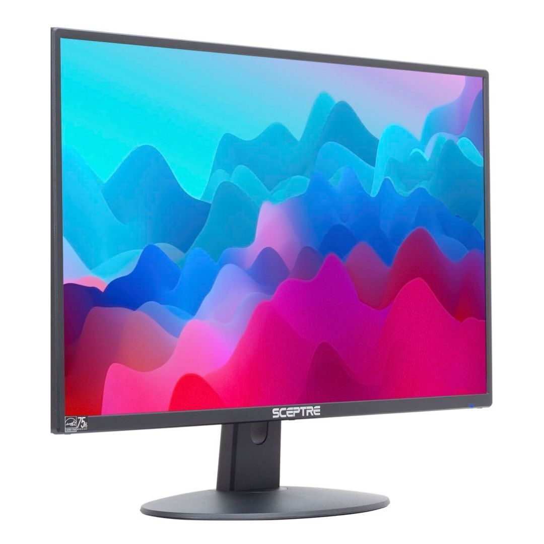 Sceptre 20-Inch 75Hz 1600 x 900 FHD LED Monitor with Built-In Speakers and Adaptive Sync (Black)