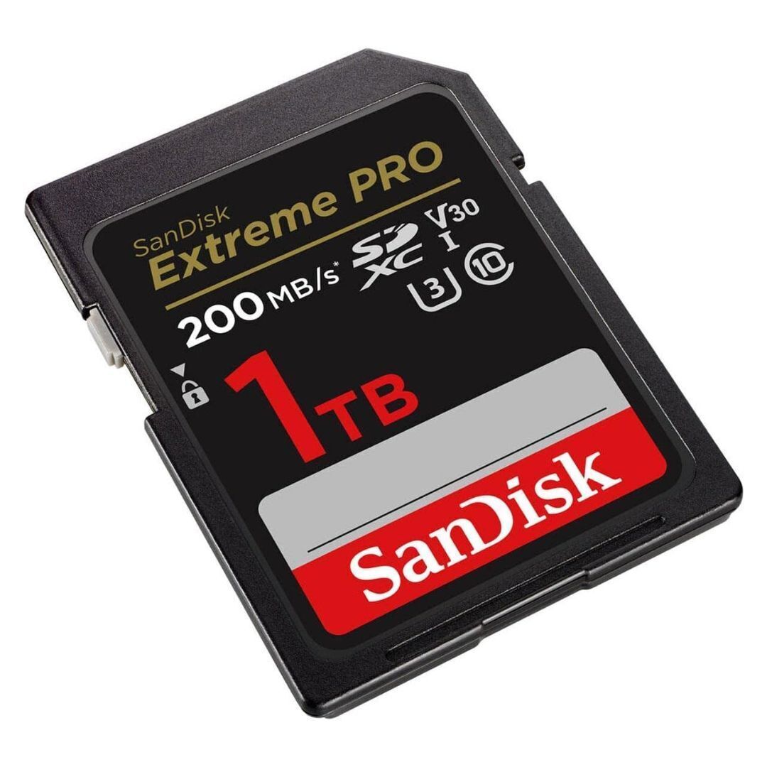 SanDisk Extreme Pro SDXC UHS-I Memory Card with 200MBPS Read Speed 140MBPS Write Speed (1TB, Black)