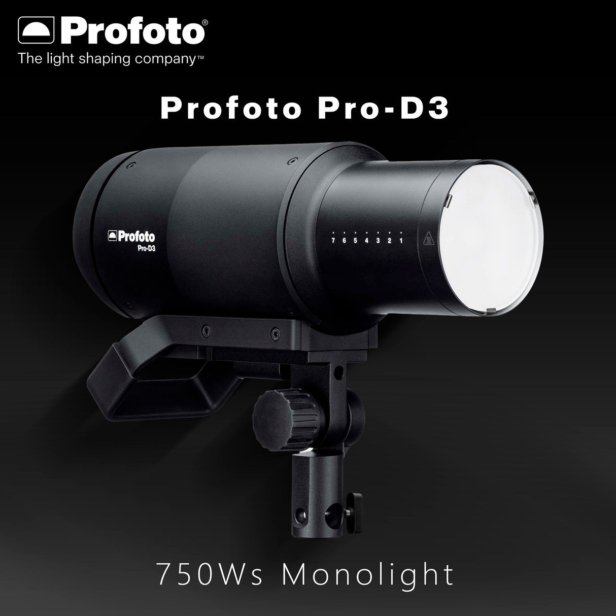 Profoto Pro-D3 750W Industrial-Grade Monolight with Profoto Connect Pro Wireless Transmitter Bundle
