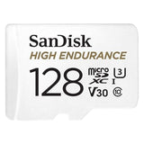 SanDisk High Endurance UHS-I MicroSDXC Memory Card with SD Adapter and 100MBPS Read Speed (128GB)