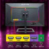 Sceptre 32-Inch 2560x1440 QHD 144Hz Edgeless IPS LED Monitor with Gaming Blinders and HDR400 (Black)