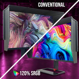 Sceptre 32-Inch 2560x1440 QHD 144Hz Edgeless IPS LED Monitor with Gaming Blinders and HDR400 (Black)