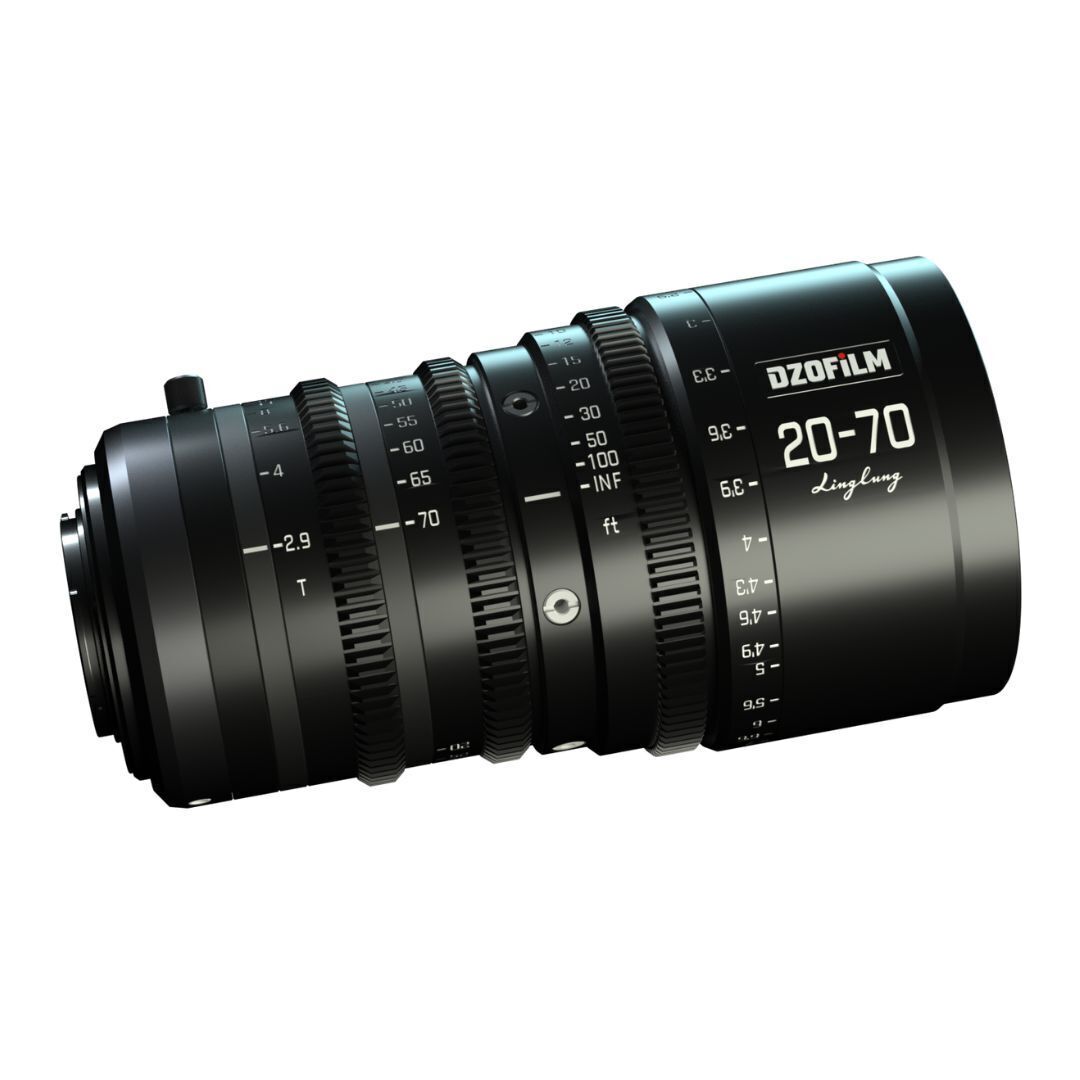 DZOFilm Linglung 20-70mm T2.9 MFT Parfocal Professional M43 Mount Zoom Cine Lens (Black)