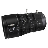 DZOFilm Linglung 10-24mm T2.9 MFT Parfocal M43 Mount Professional Zoom Cine Lens (Black)