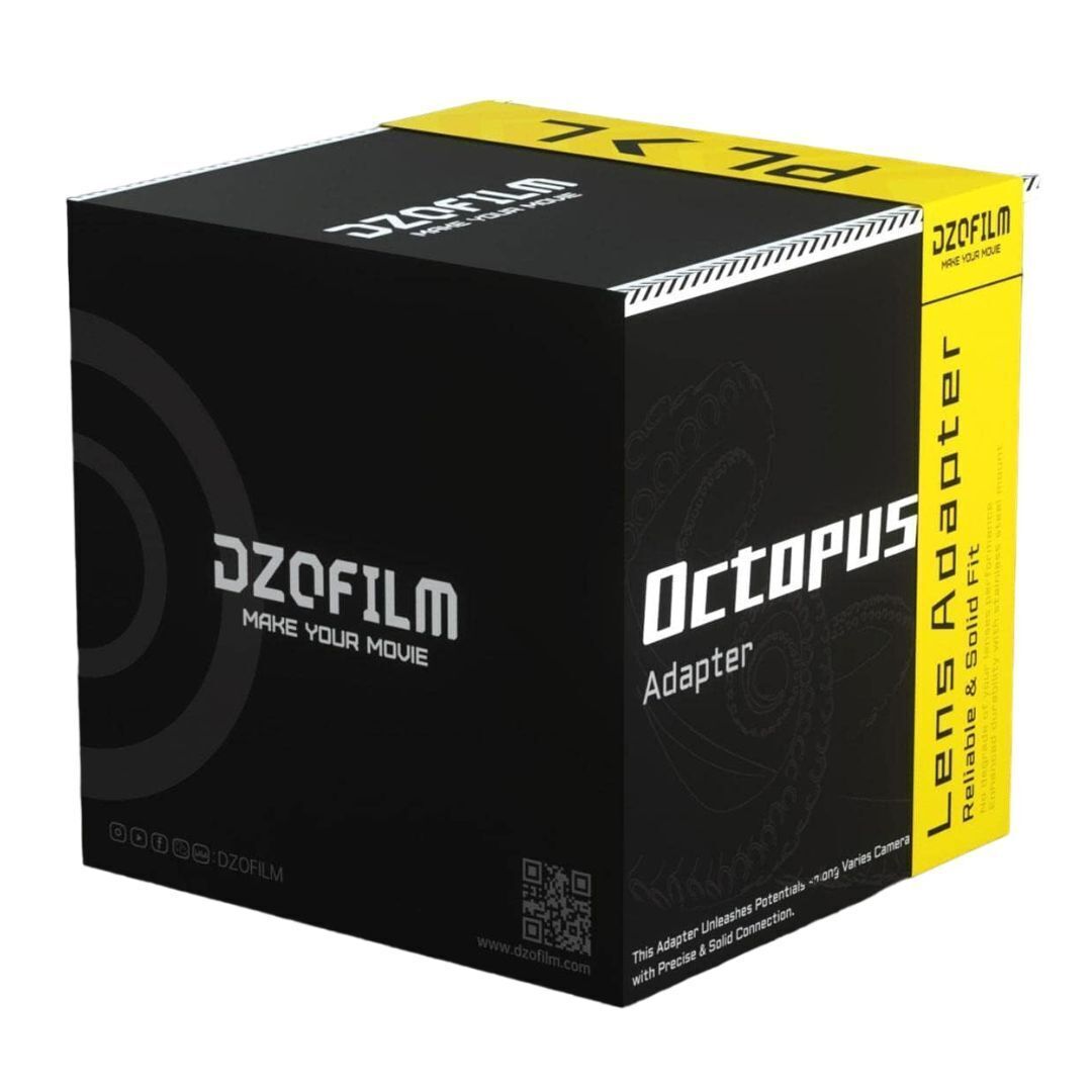 DZOFilm Octopus Adapter for PL-Mount Lens to L-Mount Camera with Active-Locking System (Black)