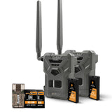 Spypoint FLEX-G36 Trail Camera (2-Pack) with Spypoint Lit-22 Lithium Battery Pack (2-Pack) Bundle