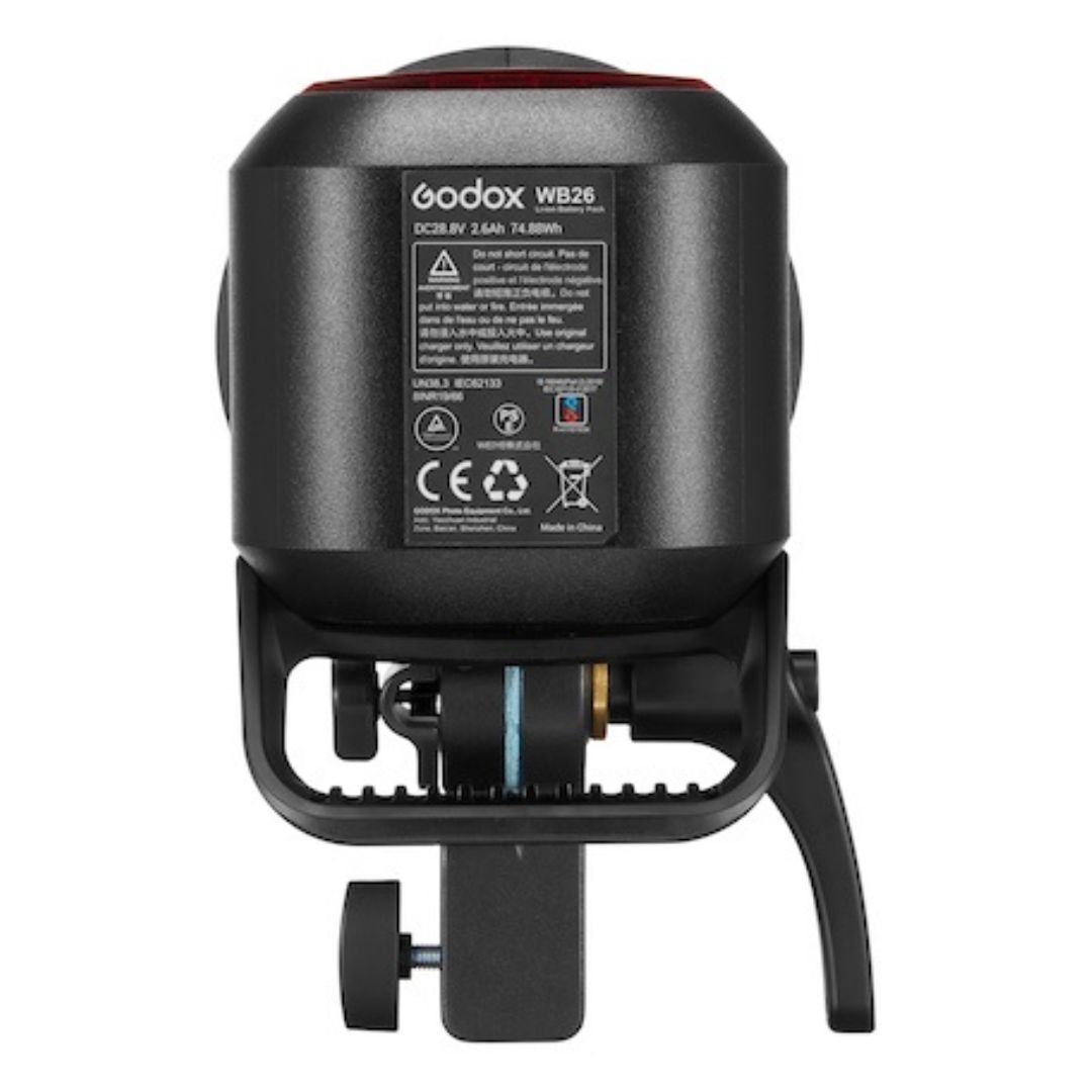 Godox AD600ProII All-In-One Outdoor Flash with 40W Bi-Color Continuous LED Light (Black)
