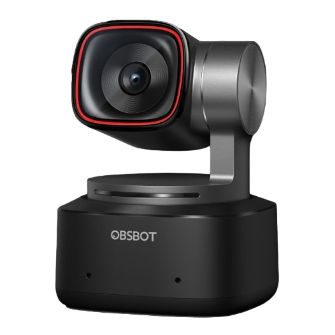 OBSBOT Tiny 2 AI-Powered PTZ 4K Webcam with Dual Native ISO Technology and Dynamic Gesture Control