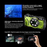 Pentax WG-8 All-Weather Camera with Heavy-Duty Construction and 5x Optical Zoom Lens (Green) Bundle