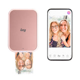 Canon IVY 2 Mini Compact Photo Sticker Printer with LED Light Bar and Built-In Battery (Blush Pink)