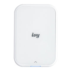 Canon IVY 2 Mini Compact Photo Sticker Printer with LED Light Bar and Built-In Battery (Pure White)