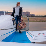 Garmin D2 Air X10 Touchscreen Aviator Smartwatch with Fitness Features (Silver-Ivory) Bundle