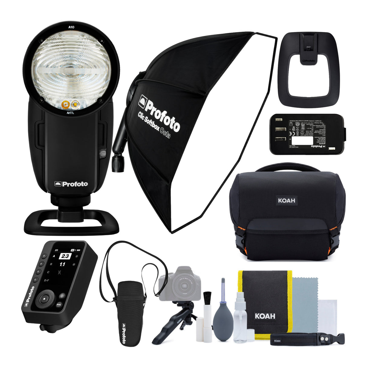 Profoto A10 On-Camera Flash Light for Sony with Profoto Connect Pro Wireless Transmitter Bundle