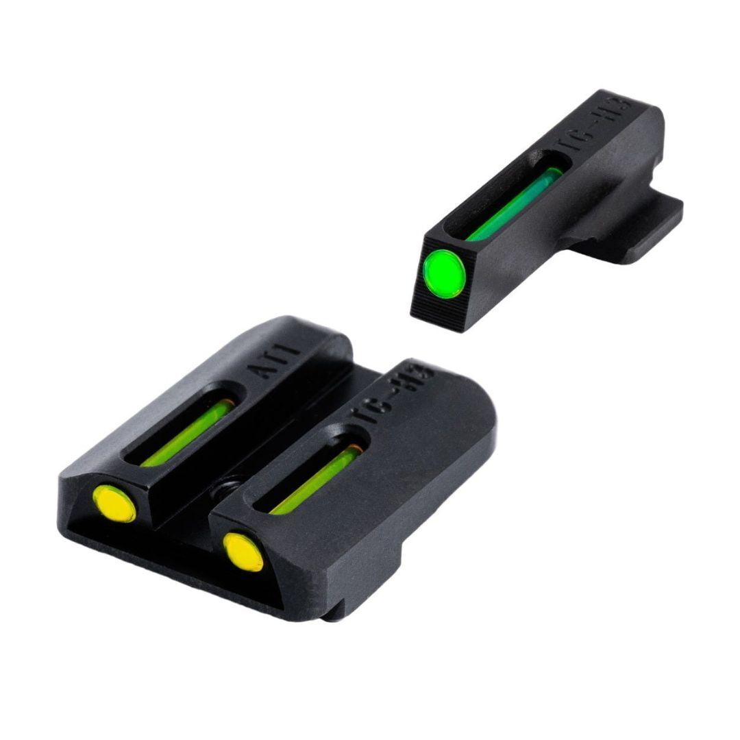 TruGlo TFO 1911 270 and 450 Handgun Sight with Fiber-Optic Technology (Green Front and Yellow Rear)