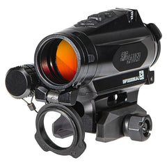 SIG SAUER ROMEO4XT-PRO MIL-SPEC 1 x 20MM IPX8 Rated Waterproof Fogproof Closed Red Dot Sight (Black)