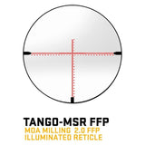 SIG SAUER Tango-MSR 5-30 x 56mm 34mm Tube Riflescope (MOA Milling 2.0 Illuminated Reticle, Black)