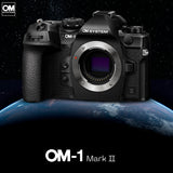 OM SYSTEM OM-1 Mark II Mirrorless Camera (Body Only) with BLX-1 LI Battery Bundle