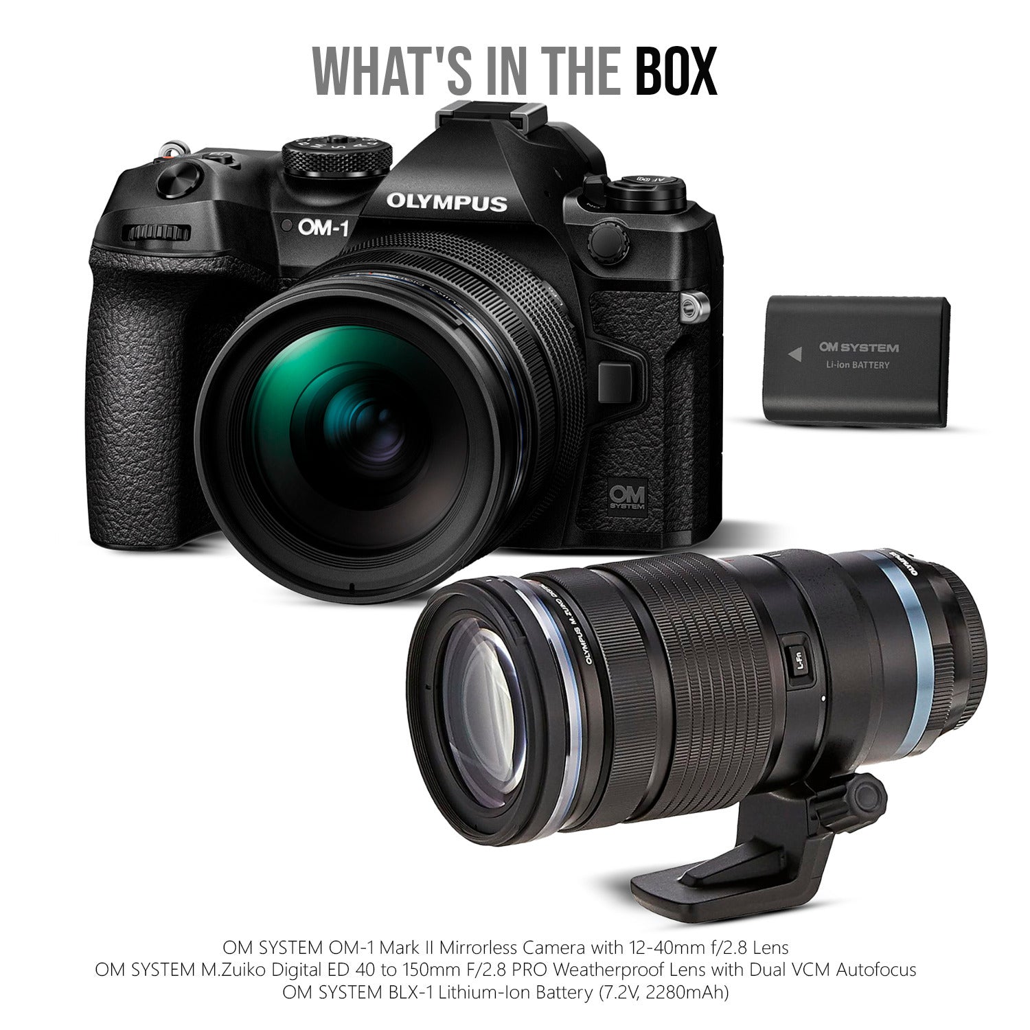 OM SYSTEM OM-1 12-40mm F2.8 PRO IIキット : OM SYSTEM Olympus OM-1 Mark II Micro Four Thirds