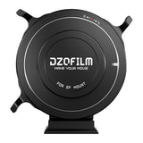 DZOFilm Octopus Adapter for EF-Mount Lens to RF-Mount Camera with Active-Locking System (Black)