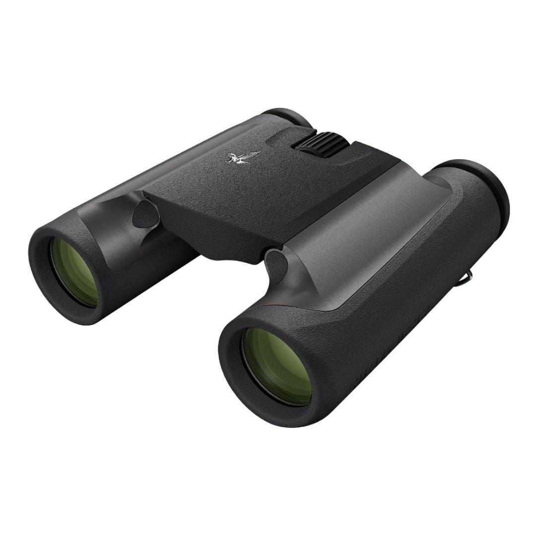 SWAROVSKI OPTIK 10x25 CL Pocket Binoculars with Rugged Design (Anthracite, Mountain Field Bag)