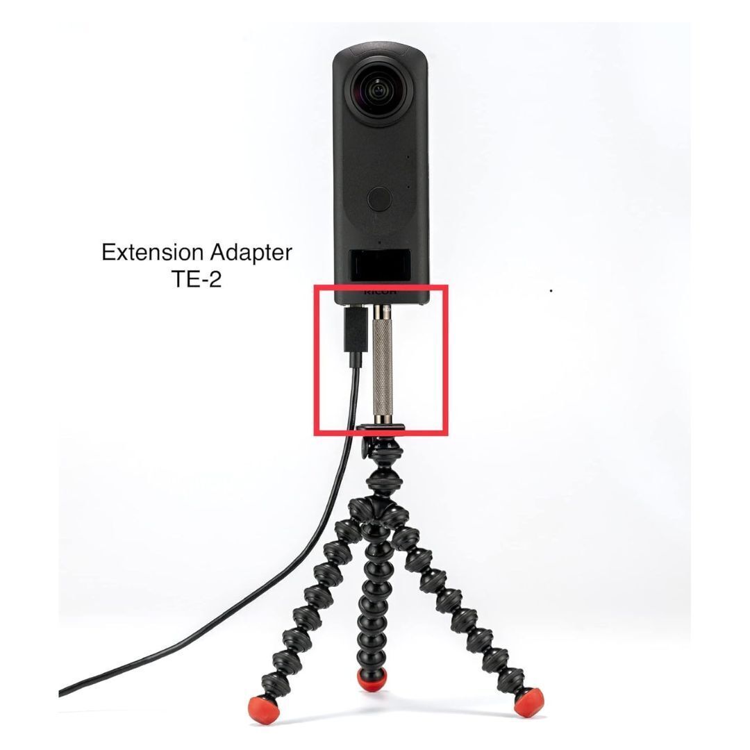 Ricoh TE-2 Extension Adapter for Ricoh Theta Series, WG-6 and G Series Cameras