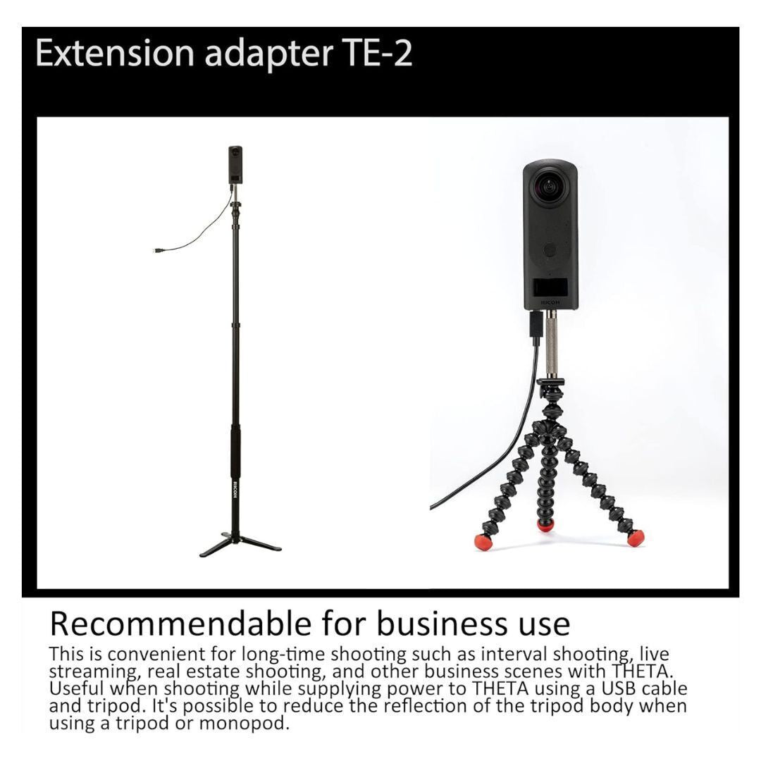 Ricoh TE-2 Extension Adapter for Ricoh Theta Series, WG-6 and G Series Cameras