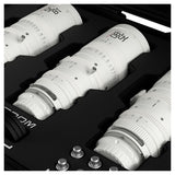 DZOFilm Catta FF 18 to 35mm, 35 to 80mm, and 70 to 135mm T2.9 Cine Zoom 3-Lens Bundle (White)