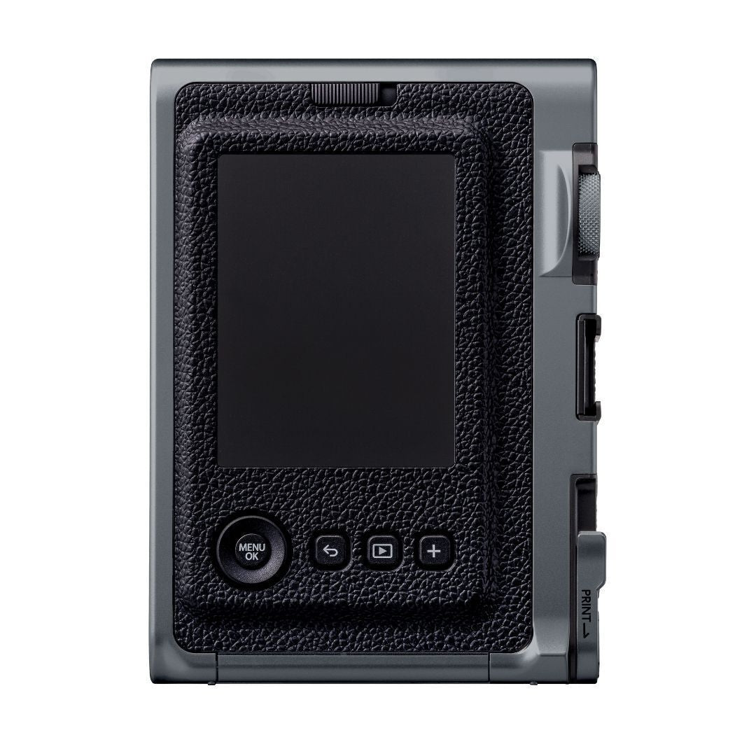 Fujifilm INSTAX MINI EVO Instant Film Camera with Automatic Exposure Control (Dark Silver)