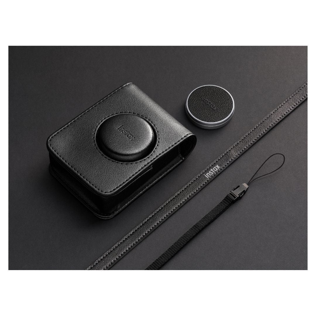 Fujifilm INSTAX MINI EVO Instant Film Camera with Automatic Exposure Control (Dark Silver)