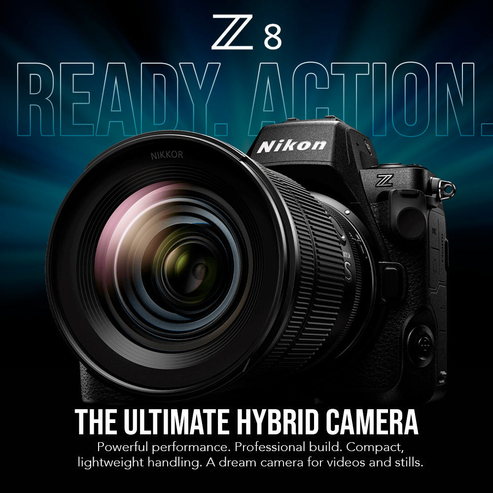 Nikon Z8 Mirrorless Camera Body with Nikon NIKKOR Z 24 to 120mm f4 S Lens and Nikon Adapter Bundle