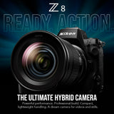 Nikon Z8 Mirrorless Camera Body with Nikon NIKKOR Z 24 to 120mm f4 S Lens and Nikon Adapter Bundle