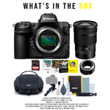 Nikon Z8 Mirrorless Camera Body with Nikon NIKKOR Z 24 to 120mm f4 S Lens and Nikon Adapter Bundle