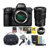 Nikon Z8 Mirrorless Camera Body with Nikon NIKKOR Z 24 to 120mm f4 S Lens and Nikon Adapter Bundle