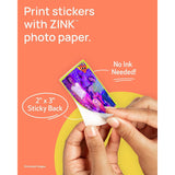 Canon IVY 2 Mini Compact Photo Sticker Printer with LED Light Bar (Blush Pink) Bundle