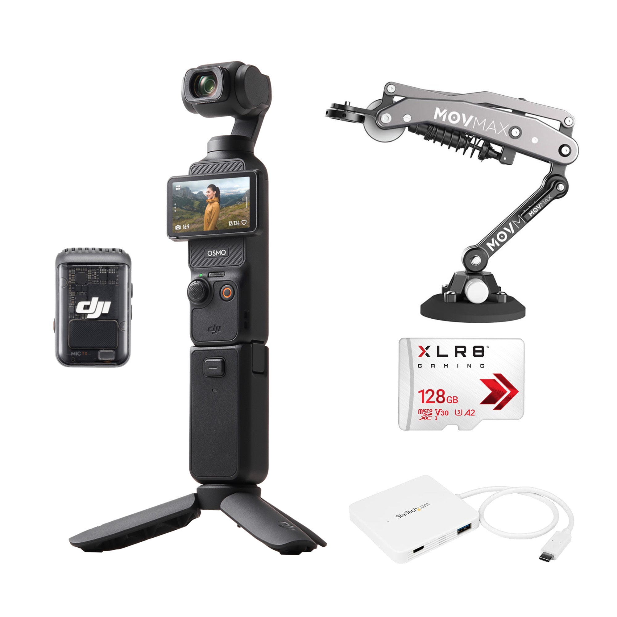DJI Osmo Pocket 3 Creator Combo with Blade Arm for DJI Pocket 3