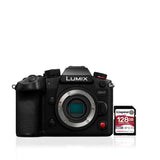 Panasonic LUMIX GH7 Micro Four-Thirds Mirrorless Camera Body with 128GB CFexpress Memory Card Bundle