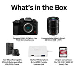 Panasonic LUMIX GH7 Micro Four-Thirds Mirrorless Camera with 2-Pack Batteries and Charger Bundle