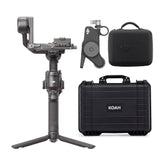 DJI RS 4 Gimbal Stabilizer Combo with Joystick Mode Switch and High-Capacity Battery Grip Bundle