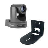 PTZOptics Move SE 20x 1080p Full HD Advanced PTZ Auto-Tracking Pan Tilt Zoom Camera (Gray) Bundle