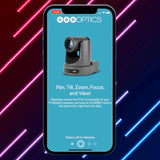 PTZOptics Move SE 20x 1080p Full HD Advanced PTZ Auto-Tracking Pan Tilt Zoom Camera (Gray) Bundle