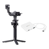 DJI Ronin-SC Handheld Gimbal Stabilizer with 3-Port USB-C Hub with Power Delivery bundle