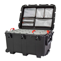 NANUK 975 Pro Photo Kit with Pull Handle, Wheels, 185.78L Storage, and NK-7 Resin Body (Black)