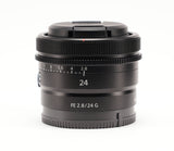 Sony SEL24F28G FE 24mm f/2.8 G Full-Frame Ultra-Compact G Series Lens (Open Box)
