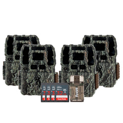 Browning Trail Camera Dark Ops Pro DCL NANO Trail Camera 4-Pack with Four 32GB Cards and Reader